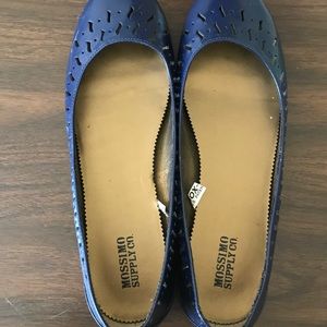 Navy Blue Mossimo Flats, Size 9.5